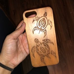 iPhone 7plus Wood Turtle Case